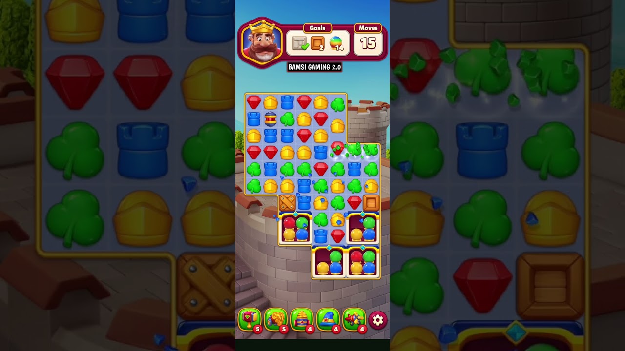 Royal Kingdom Level 107 Game Walkthrough || Royal Dark Kingdom Match Puzzle Game