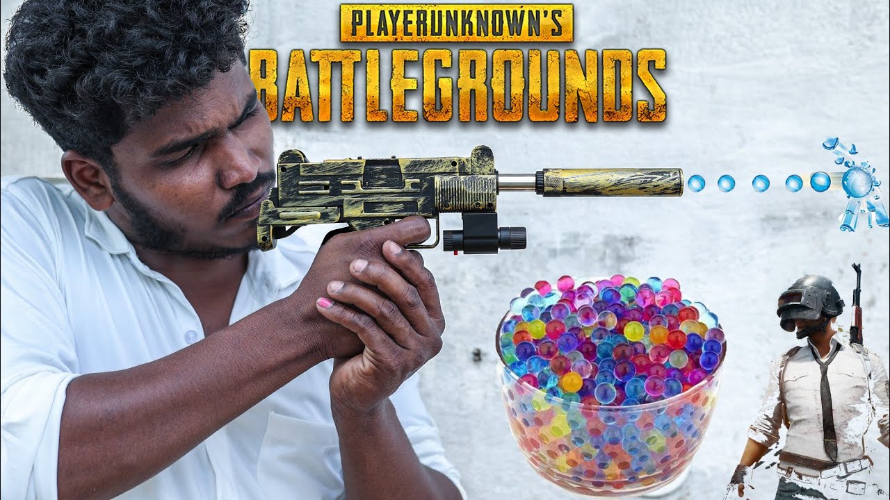 Water Balls Shooting Pubg UZI Gun .. Only 500 Rupees.. YouTube