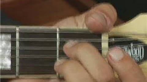 1st Inversion of C Minor Guitar Chord on the Middle Top Strings : Guitar Chord Dictionary 20