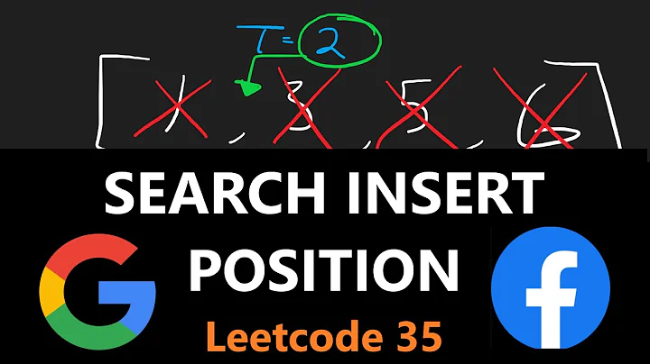 Search Insert Position - Binary Search - Leetcode 35 - Python