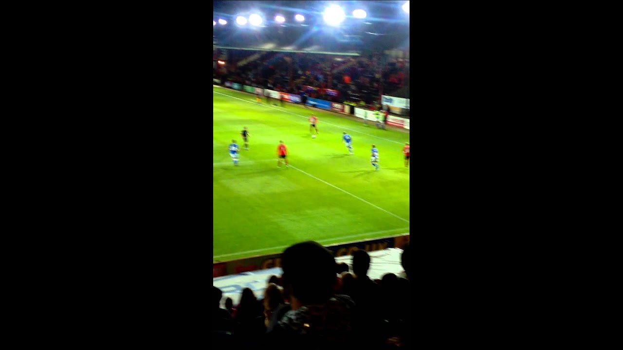 Exeter city vs Portsmouth Ryan Harley pen