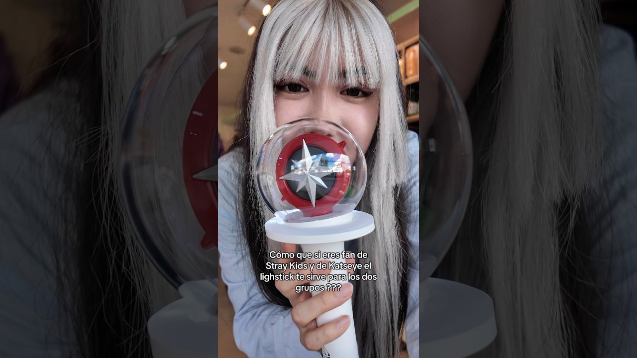El lightstick de Stray Kids es igual al de Katseye ??? 