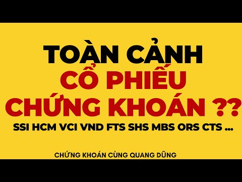 Video TOÀN CẢNH CỔ PHIẾU CHỨNG KHOÁN ( SSI VND HCM SHS MBS... - youtube