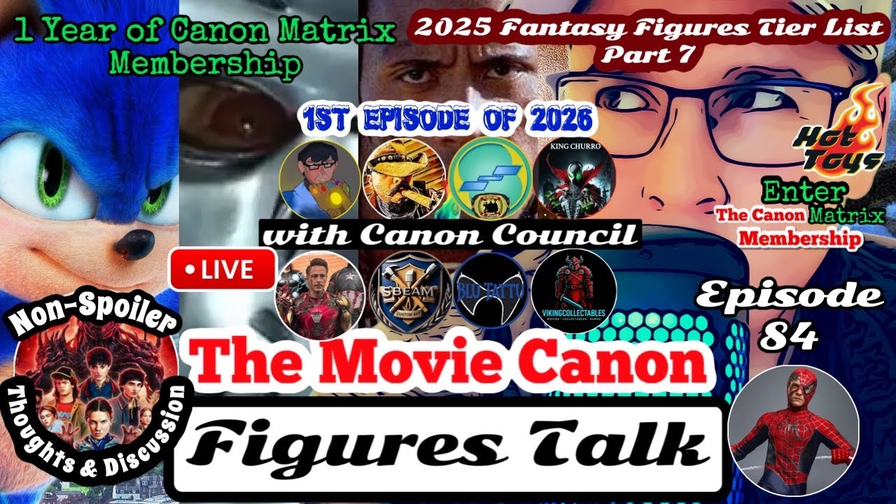 LIVE: INDY & BD SPIDER-MAN HOT TOYS - FANTASY FIGURES TIER LIST PART 7- FIGURES TALK - EPISODE 84
