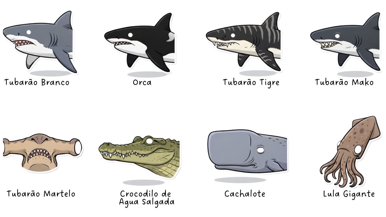 Todos os Predadores Marinhos Explicados em 11 Minutos (PARTE 1)