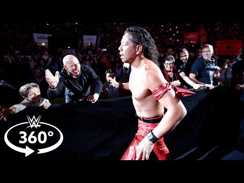 See Shinsuke Nakamura&#039;s entrance at WWE Live in Lisbon in 360 degrees