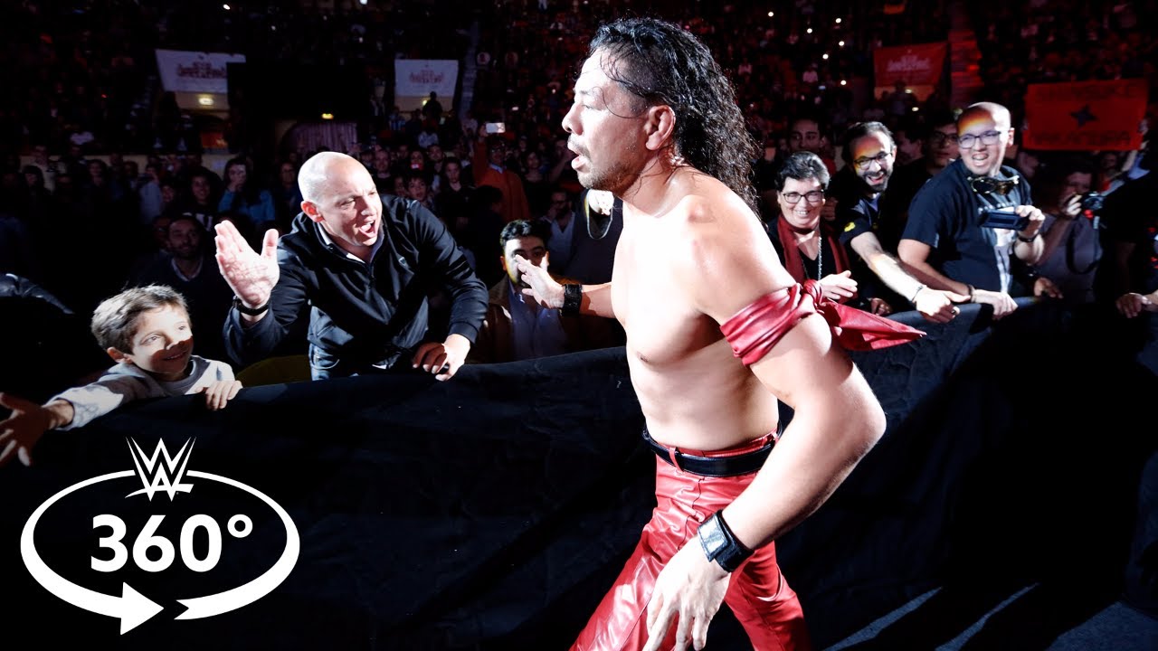See Shinsuke Nakamura's entrance at WWE Live in Lisbon in 360