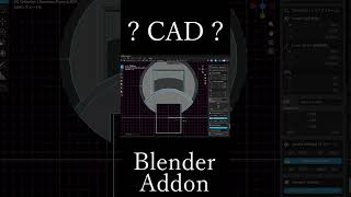 BlenderでCAD的操作のアドオンを作っています#blender #addon #CAD