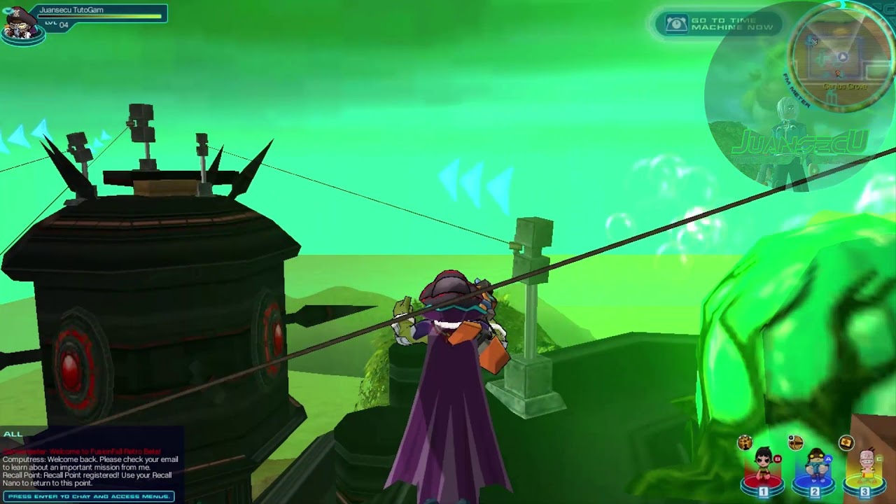 FusionFall Retro Sneak Peek - Technical Issue/Bug Report 1: Recall Point