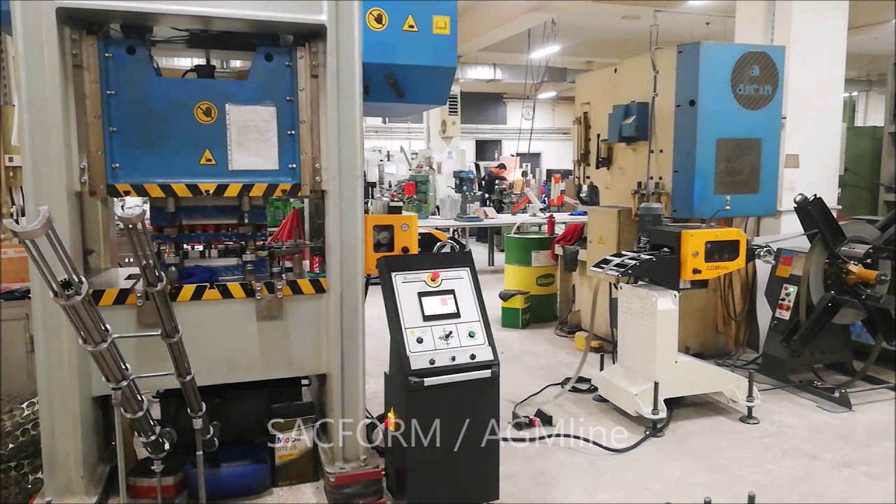 Motor Stator Üretimi, Pres Baskı Makinası SACFORM / AGMline Motor Stator Production & Stamping Line