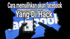 Cara Memulihkan Akun facebook Kena HACK (lupa sandi) | Cara Mengembalikan Akun FB yang Dibajak 2019 - Durasi: 8.03. 