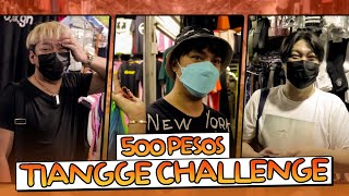 500 PESOS TIANGGE CHALLENGE (TIPID SHOPPING TAYO MGA KABBS) | BEKS BATTALION