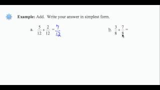 Celebrity SWL3E1: Basic Arithmetic - Add Fractions with Like Denominators Net Worth