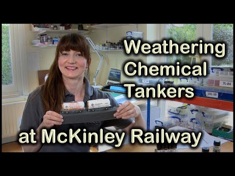 67. Weathering Chemical Tankers at McKinley Railway.