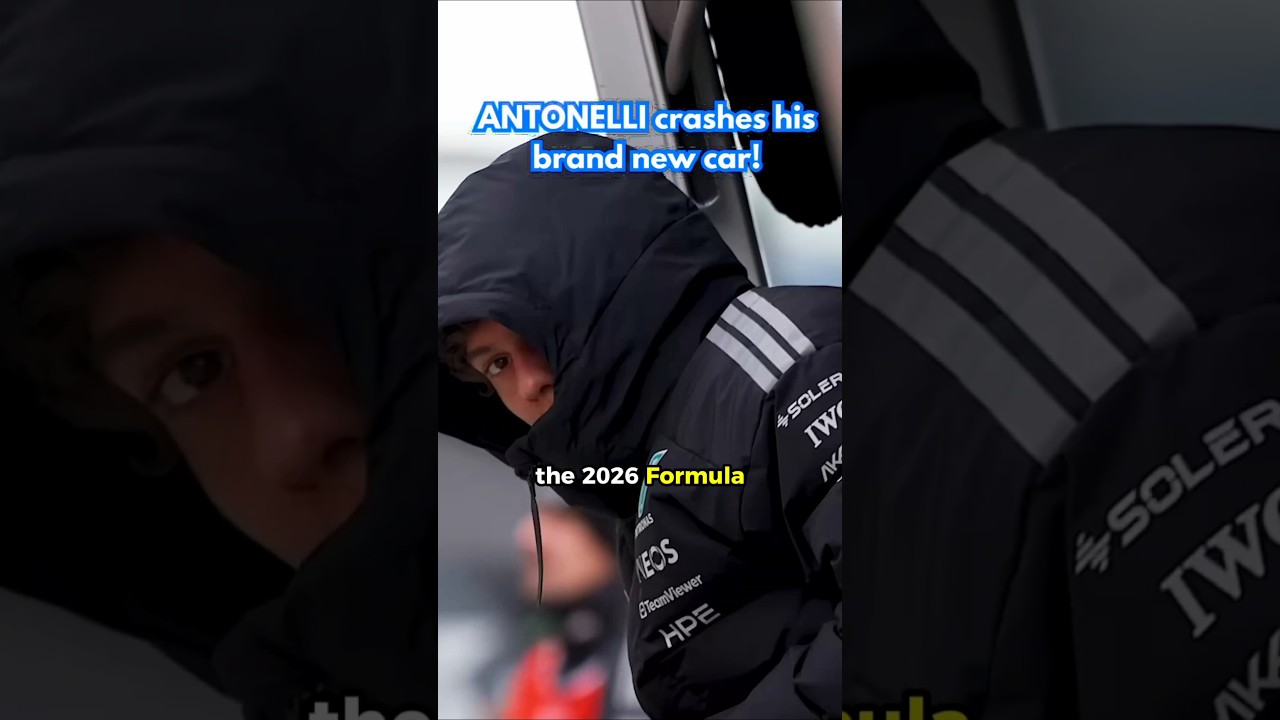 Antonelli crashed even before the 2026 season started!