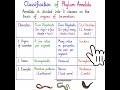 Classification of Phylum Annelida #annelida #uptgtbiology #kvspgtbiology