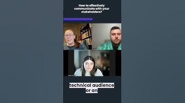 How to effectively communicate with technical & non-technical stakeholders. #shorts