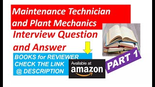 Maintenance Technician Interview and Answer
