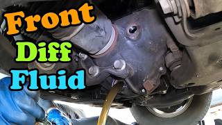 2010- 2021 Toyota 4Runner Front Differential Fluid Change How To DIY