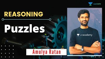Puzzles | Reasoning | GATE & ESE 2021 | Mechanical Engineering | Amulya Ratan