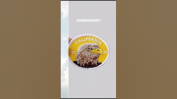 Digital Design vs Embroidered Patch