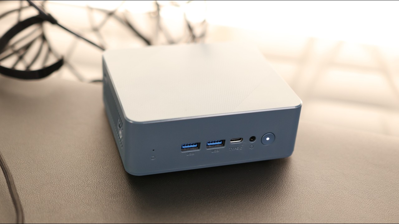 Getorli Ryzen 5 3501U Mini PC, 8GB RAM 256GB SSD, WiFi 6 Bluetooth