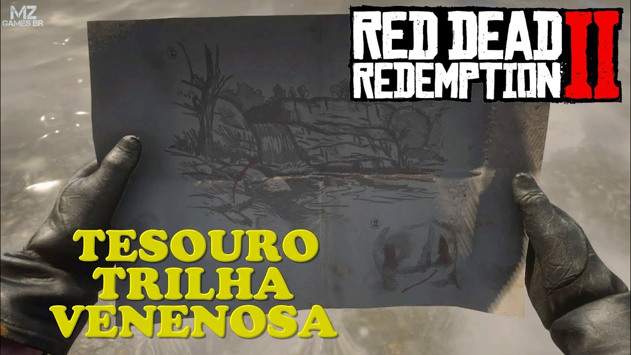 Todos os mapas de tesouro em Red Dead Redemption 2, caches e barras de ouro