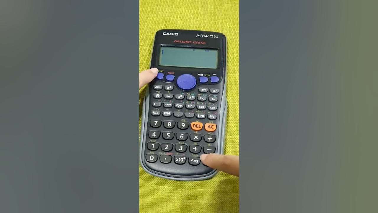 3 Cool Fx96sg PLUS Casio Calculator Tricks! YouTube