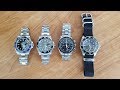 PERFECT 4 PIECE COLLECTION - Steel Sports Watches - ROLEX OMEGA