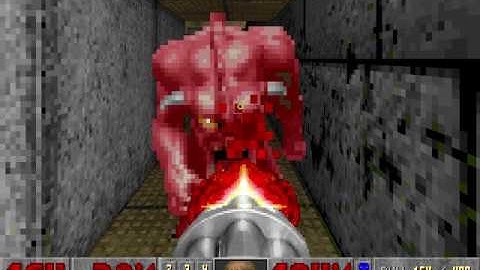 Doom Custom Maps: "Asylum" by Angry Saint - UV Run