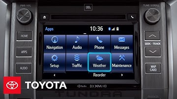 2014 Tundra How-To: Entune™ Advanced HD Weather | Toyota