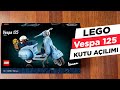 LEGO Vespa 125 KUTU AÇILIMI | LEGO Creator 10298 | Lego Icons Yetişkinler için İtalyan Simgesi