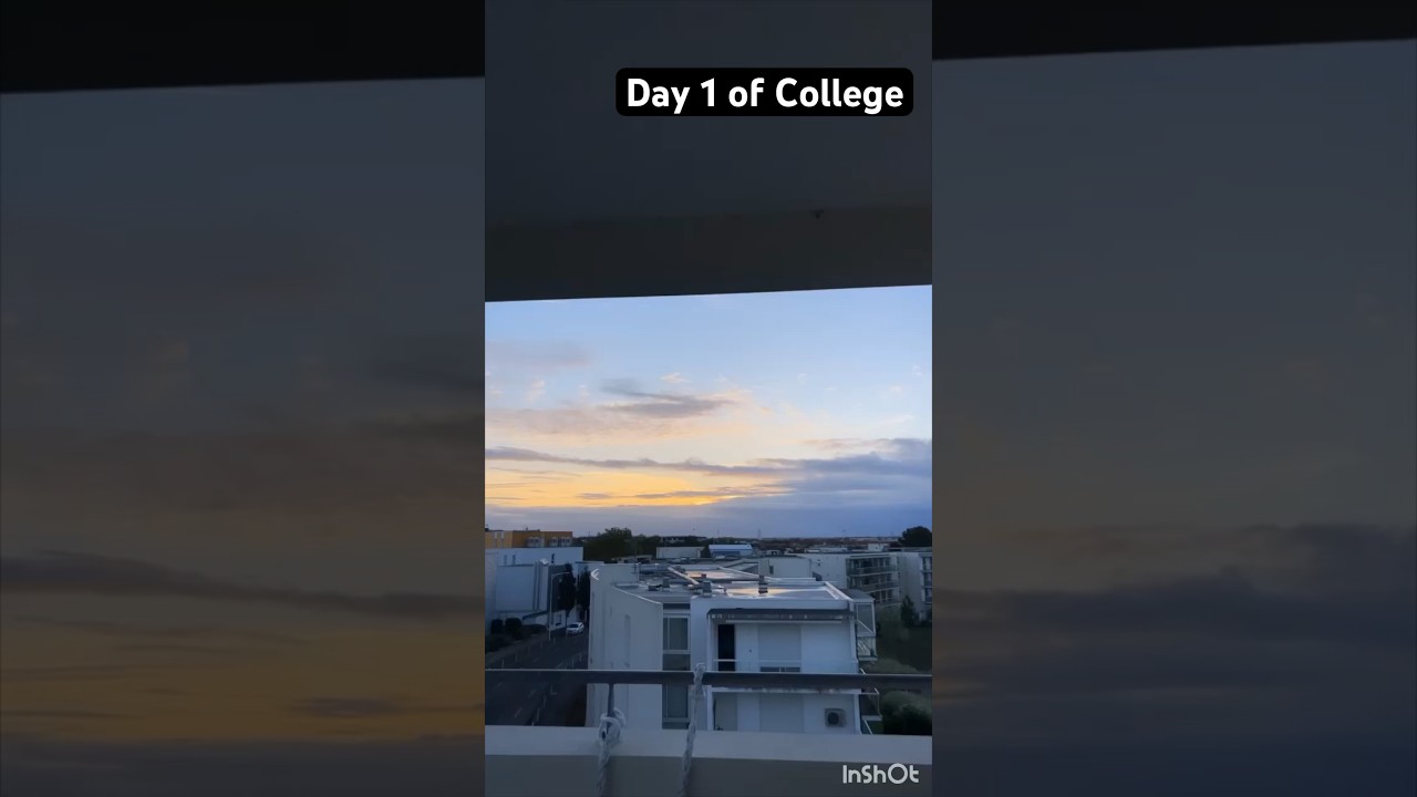 Day 1 of college!! #france#excelia#masters#abroadvisa #journeybegins #youtubeshorts #youtube#dinner