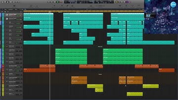 Tech House Logic Pro X Template Blue