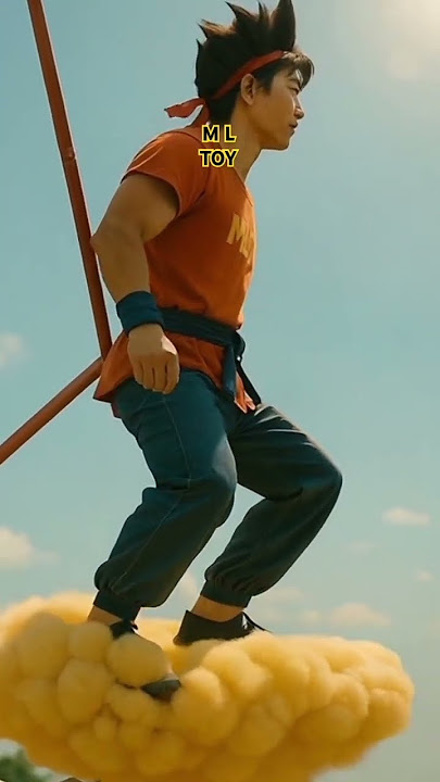 Son goku naik awan kinton #songoku #anomali #ai #aiart #anime #shorts
