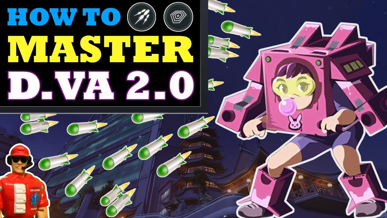 Overwatch - How to Play the New D.Va (Micro Missiles & Nerfed Defense ...
