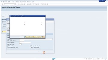 SAP ABAP TUTORIAL - HOW TO CREATE ABAP HELLO WORLD PROGRAM