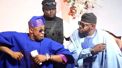 Odunlade Adekola Woli Agba scatter the dance floor at Skit maker wedding Kamo State