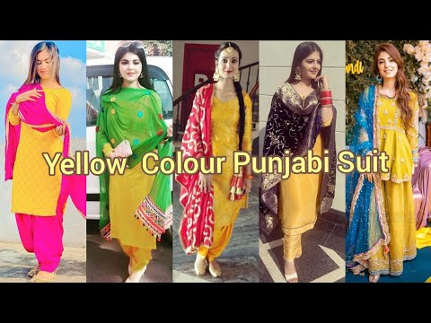 diffrentn yellow colours combination ideas suits kurti dress ? yellow  colour contrast - YouTube