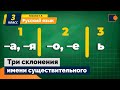 Русский язык. Три склонения имени существительного.