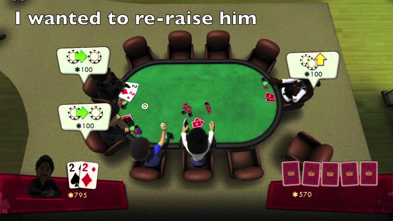 Full House Poker RAGE Moment YouTube