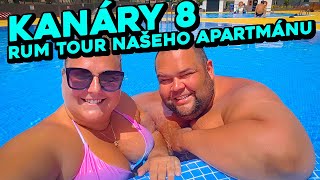 ROOM TOUR našeho apartmánu na Tenerife! - KANÁRY 8