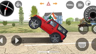 Racing Mehndra thaar 🚗 Sidhu Moose wala yelo Colour Thar Real Indian cars heavy driving #gaming
