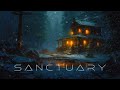 S a n c t u a r y    ethereal meditative ambient with immersive 3d wind  snowfall 4k