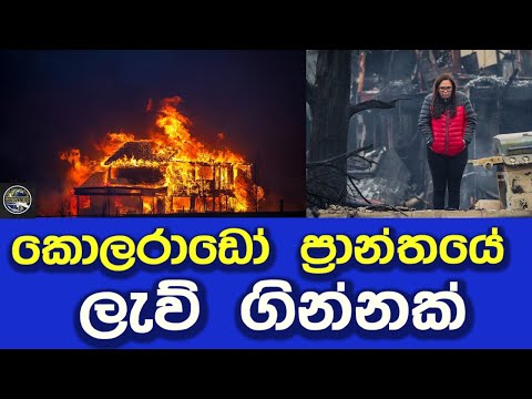 කොලරාඩෝ ප‍්‍රාන්තයේ ලැව් ගින්නක්