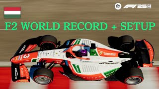 F1 25 | F2 HUNGARY WORLD RECORD + UPDATED SETUP 🇭🇺 (1:24.873) | KARL___24