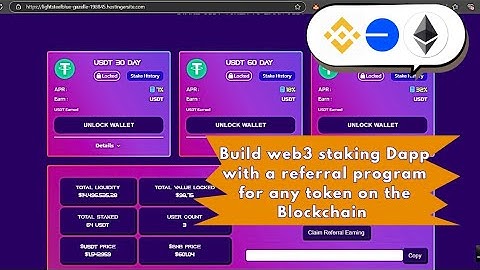 CREATE A MULTIPLE POOLS STAKING WEBSITE WITH REFERRAL PROGRAM (CRYPTO DAILY INCOME REVENUE)