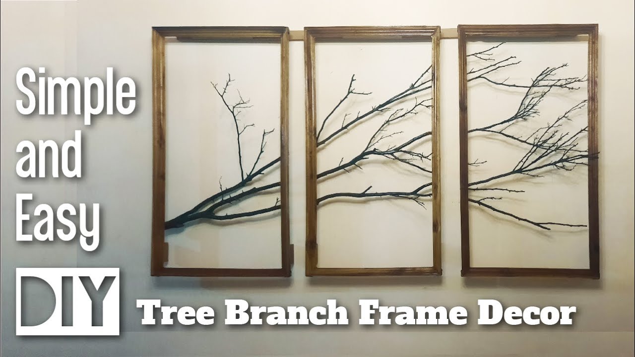 How to Make an Interesting Art Piece Using Tree Branches