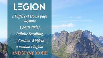 Legion - A Multipurpose Responsive WordPress Blog Theme | Themeforest Website Templates and Themes