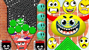 DRAW TO SMASH: vs Hide Ball brain teaser games | (ASMR Gameplay Infinity, Draw 2 Save)